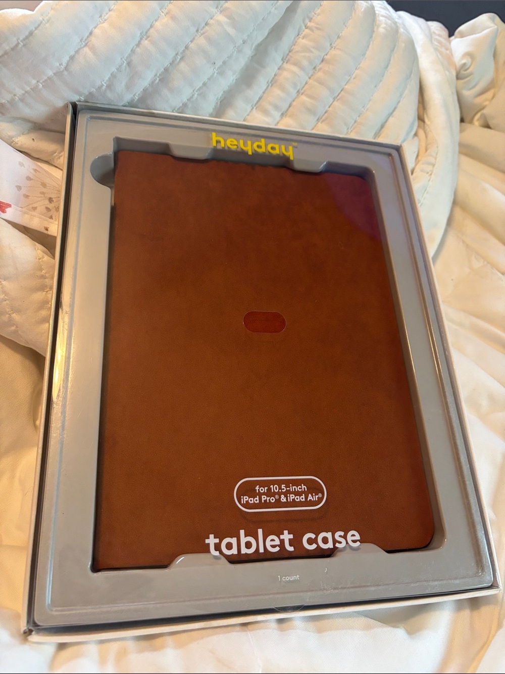 Heyday tablet case chestnut soft touch for 10.5 inch ipad pro& ipad Air new!